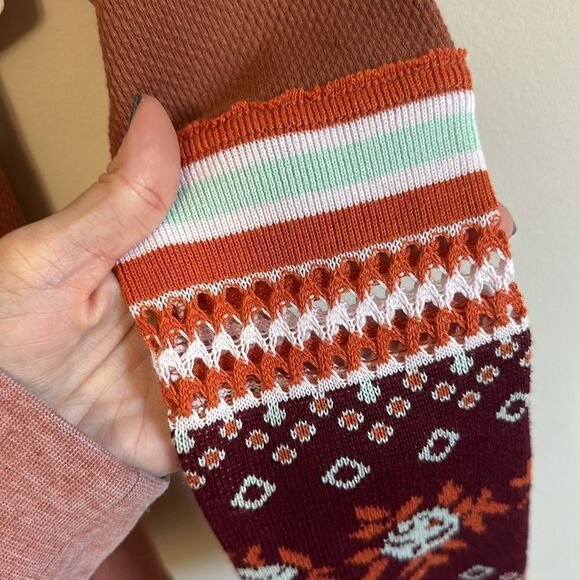 NWT Free People Mikah Notch Neck Top - Picture 5 of 6